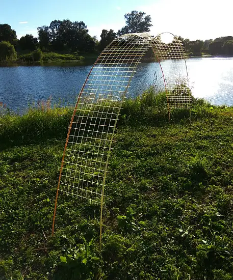 Арка садовая композитная (длина дуг 6 м, сетка шир. 0,5м), уп