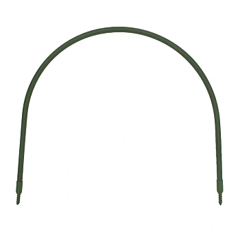 Опора с резьбовым соединением U-образная , металл в пластике, размер 33х40 см, Ø11 мм, шт