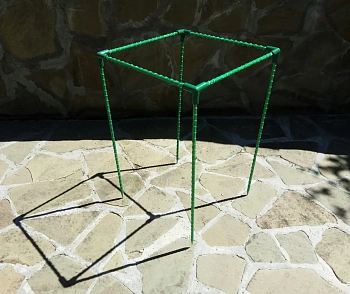 Кустодержатель квадратный композитный, 75 * 75 * h 90 см, уп