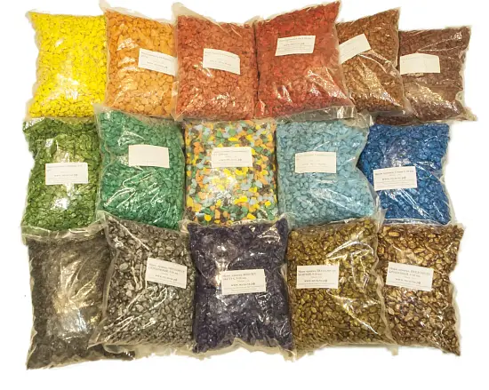 Мраморная крошка Зеленая, 5-10 мм, 10 кг