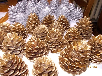 Шишка сосновая крупная поштучно, шт