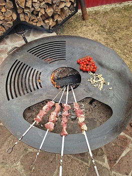 Гриль-кольцо для костровой чаши 1200 мм