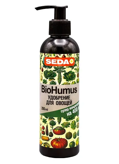 SEDA Biohumus для Овощей суперконцентрат, 225 мл