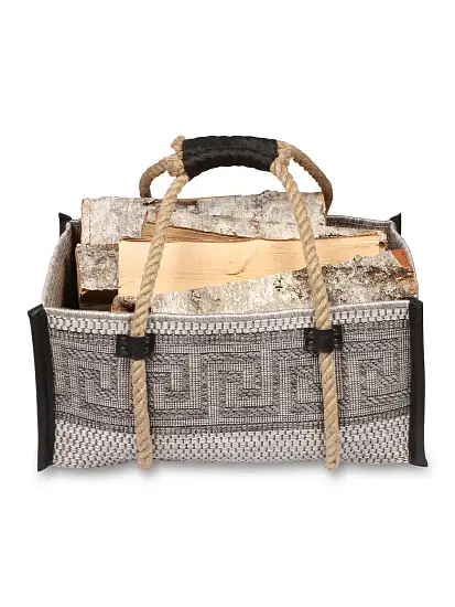 Сумка для дров Царь-сумка "Александр" серая, шт