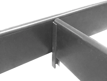 Грядка из ПВХ ВЫСОКАЯ, серая, 0,5 * 3,0 * 1,0 м, уп