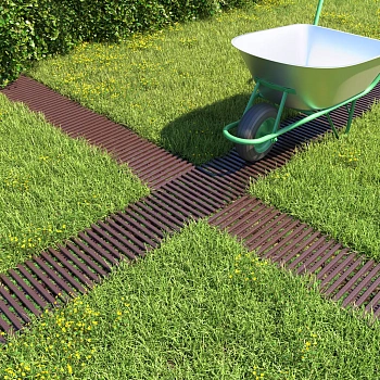 Садовая дорожка Еврогрядка, 1 x 0,3 м, венге