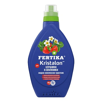 Фертика жидкое Кристалон для Клубники и Земляники, флакон 500 мл
