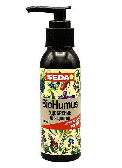 SEDA Biohumus для Цветов суперконцентрат, 85 мл