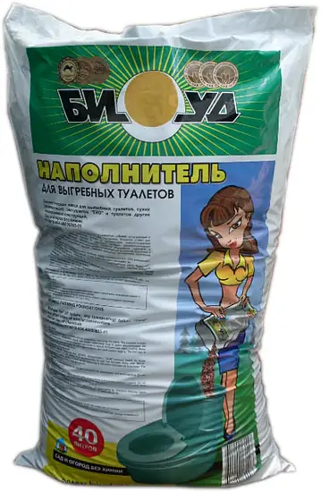Наполнитель торфяной для туалетов БИУД, 40 л