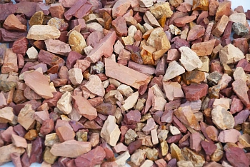 Каменная крошка Фельзит кремневый(желто-розовый), 5-20 мм, 10 кг