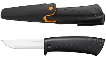 Fiskars, Нож с точилкой, арт 1023617