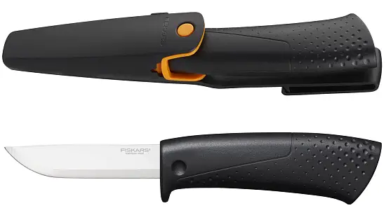 Fiskars, Нож с точилкой, арт 1023617