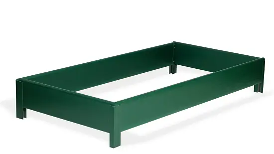 Добор для грядки из ПВХ, зеленый, (h 0,22 м, 2 борта * 1,0 м), уп