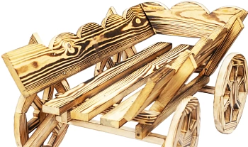 Садовая миниатюра "Тележка"