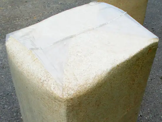 Стружка с опилками сосна, брикет прессованный Большой , ~24-26 кг