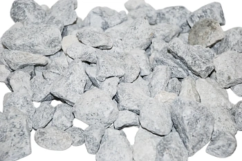 Щебень мраморный серый, 20-40 мм, 10 кг