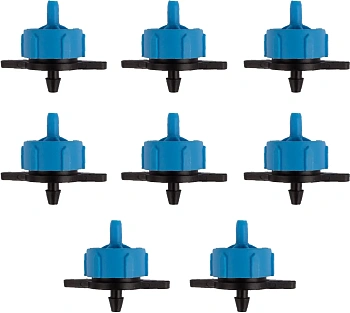 AQUAREL, Деталь №20, Капельница компенсированная 4 мм, 8л/ч, 8 шт/уп