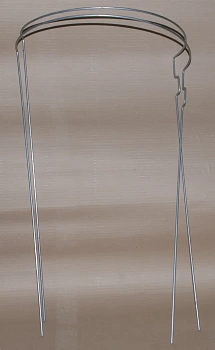 Кустодержатель круглый  средний (из 2х полудуг), металл, h 75 * Ø 50 см, уп