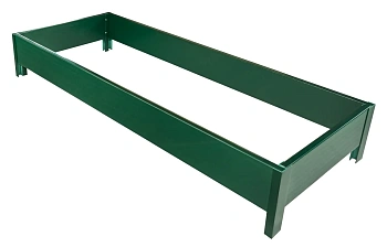 Грядка фактурная из ПВХ, зеленый, 2,0 х 0,8 х 0,2 м, уп