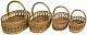 Набор корзин "Польша", в наборе 4 шт 