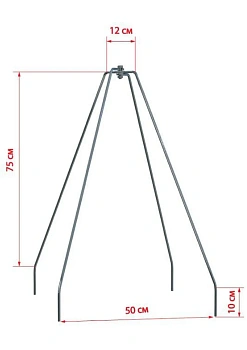 Укрытие для роз "Зимний домик" (каркас+чехол), h 0,75 м, уп