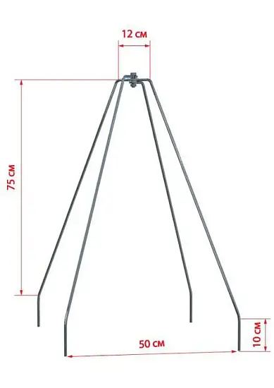 Укрытие для роз "Зимний домик" (каркас+чехол), h 0,75 м, уп