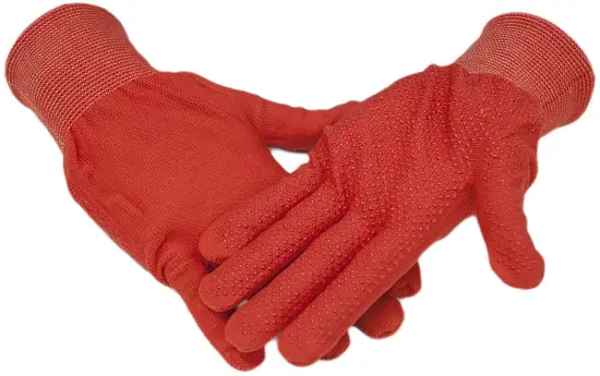 Перчатки нейлоновые «Микроточка» с ПВХ «Садовые»