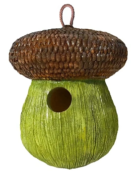 Скворечник пенополиуритановый "Желудь", желтый 