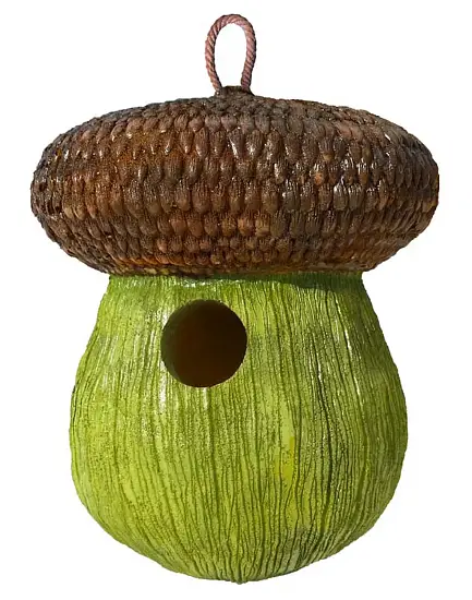 Скворечник пенополиуритановый "Желудь", желтый 