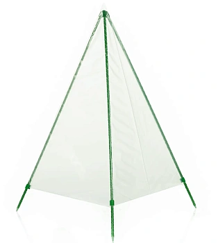 Укрытие для растений "Пирамида" (2 чехла + композитный каркас), h 1,0 * 0,75 м, уп