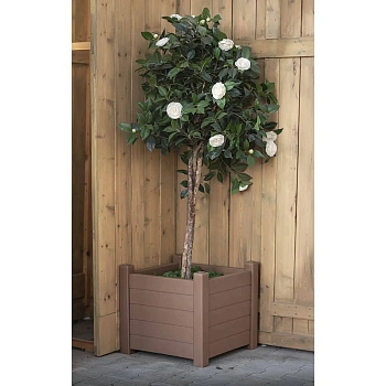 Кашпо Монро, 53 x 53 x 47 см, какао