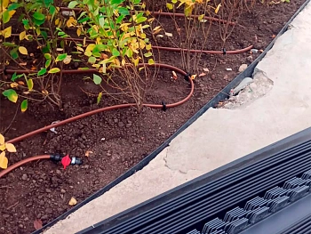 Бордюр секциями ГеоПластБорд "Стафф"  80, черный, 0,080 x 2.0 м, шт