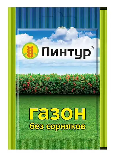 Линтур (пакет) препарат для борьбы с сорняками на газонах, 1,8 г
