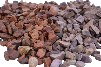 Каменная крошка Яшма бордовая, 10-20 мм, 10 кг