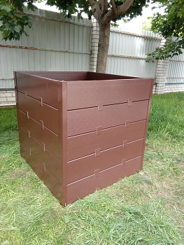 Компостер фактурный, коричневый, 2000 л, уп
