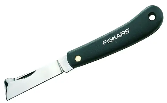 Fiskars, Нож плоский садовый для прививок, арт 1001625