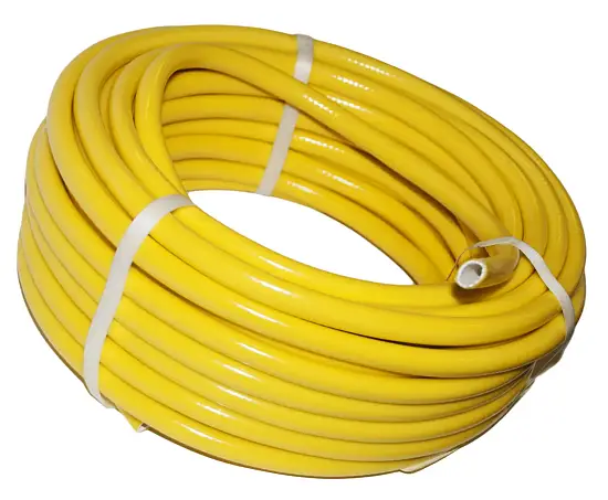 Шланг поливочный армированный Экогрядка, лимон, 3/4", 2,0 мм, бухта 25 м