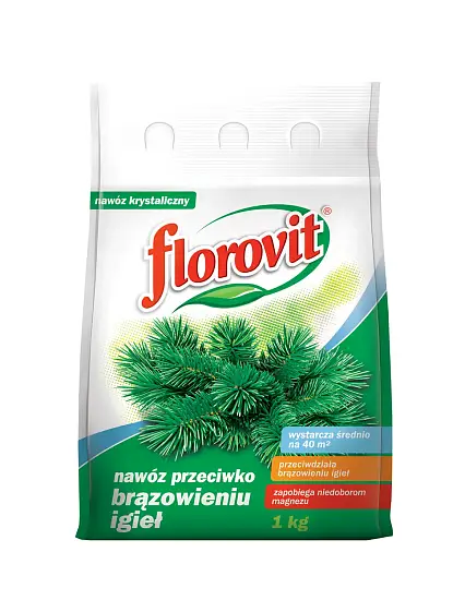 Florovit гранулированный против побурения хвои, пакет 1 кг