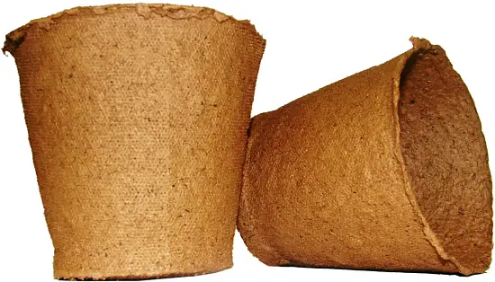 Блок торфяных горшочков, квадратные  (12 ячеек 50 x 50 мм), блок 