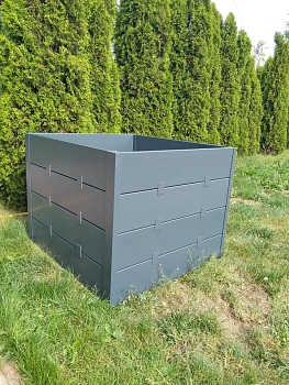 Компостер фактурный, графит,  800 л, уп