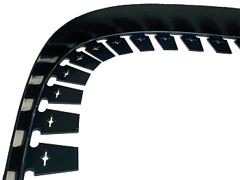 Бордюр секциями ГеоПластБорд "Стафф"  80, черный, 0,080 x 2.0 м, шт