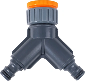 Plantic Штуцер для крана 1/2"-3/4 -1" на два канала light 39383-01, шт