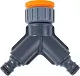 Plantic Штуцер для крана 1/2"-3/4 -1" на два канала light 39383-01, шт