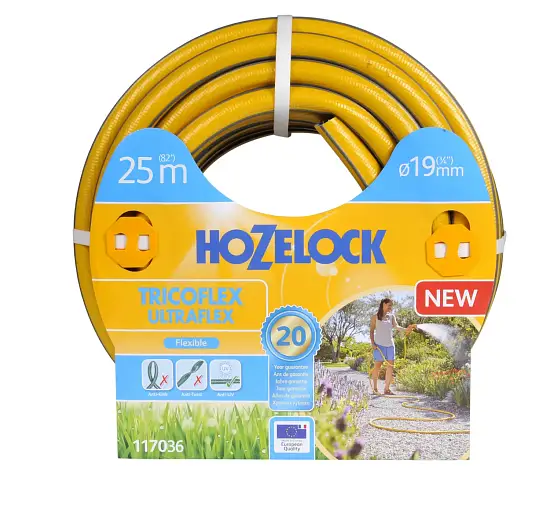 Hozelock 117036 Шланг TRICOFLEX ULTRAFLEX(5 слоев) 19 мм*25 м, шт