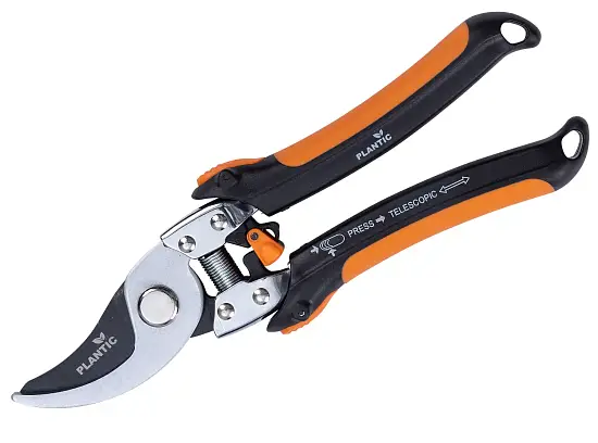 Plantic Секатор плоскостной телескопический 2 в 1 Pro86, арт 35386-01, шт