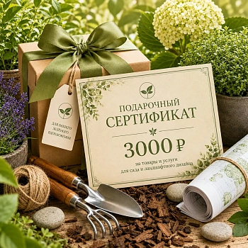 Подарочный сертификат "Мульча.рф" 3 000 руб.