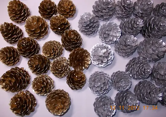 Шишка сосновая крупная поштучно, шт