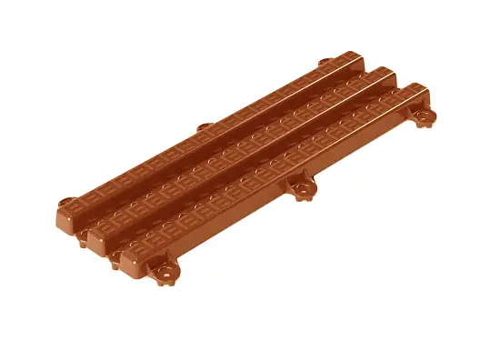 Садовая дорожка Еврогрядка, 1,5 x 0,2 м, терракот