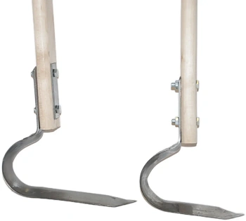 Плоскорез «Пышка» большой (нерж. сталь) с черенком, шт