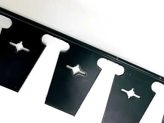 Бордюр секциями ГеоПластБорд "Стафф"  60, черный, 0,060 x 2.0 м, шт